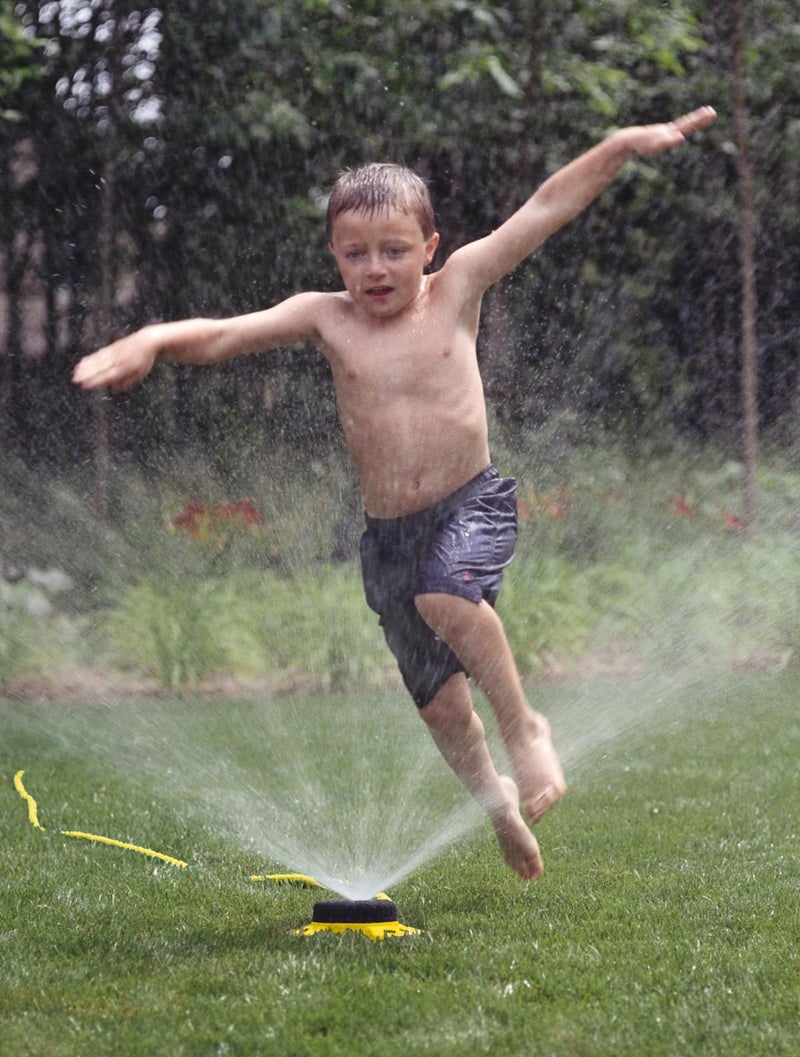 Dramm Duty Metal Base  Red 15021 ColorStorm 9-Pattern Premium Turret Sprinkler with Heavy-D - Image 3